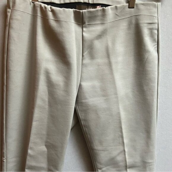 Crosby Springfield Slim Cream Coloured Pull On Cotton Trouser Pants Sz 10 - Picture 3 of 9